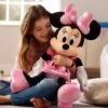 Disney Minnie Mouse Plush – Pink – Large 21 1/4'' -Disney 1232000443650