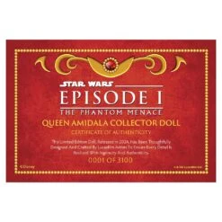 Disney Queen Amidala Limited Edition Doll – 11'' – Star Wars: Episode 1 – The Phantom Menace 25th Anniversary -Disney 1614040900070 5
