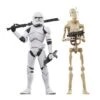 Disney Phase II Clone Trooper And Battle Droid Action Figure Set – Star Wars: The Clone Wars – The Black Series -Disney 1713048380097